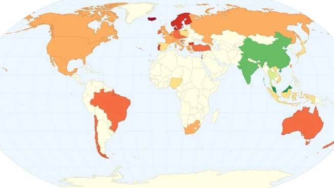 Mapa PRVNÍHO SEXU: Kde na něj čekají nejdéle? Jak jsou na tom Češi?
