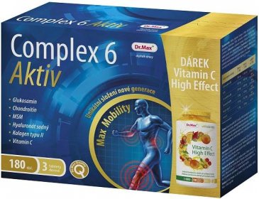 Dr. Max Complex 6 180 tablet + Vitamin C High Effect 90 žvýkacích tablet