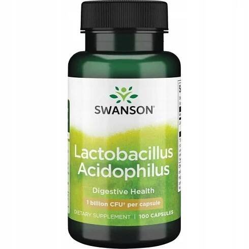 SWANSON Lactobacillus Acidophilus PROBIOTIK 100 kapslí STŘEVA