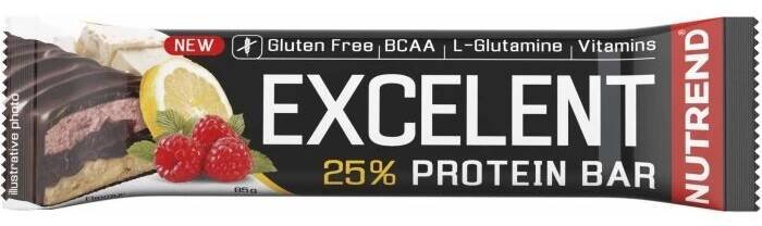Nutrend EXCELENT 85 G CITRÓN + TVAROH + MALINA