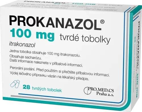 PROKANAZOL 100 mg tvrdé tobolky