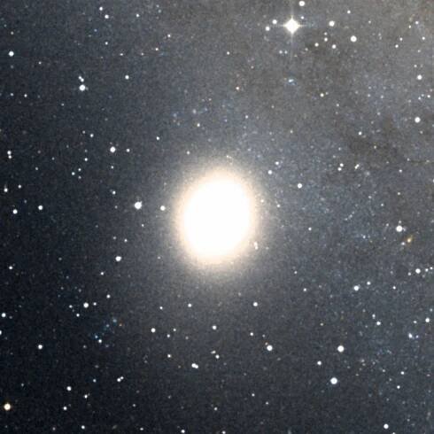 DSS image of elliptical galaxy NGC 221, also known as M32