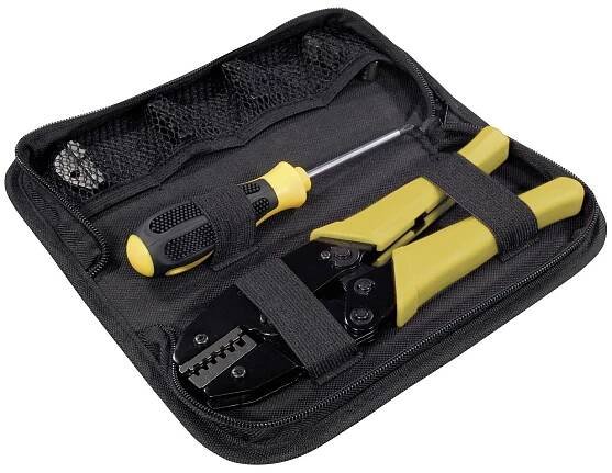 Maxtrack SW 17 L SW 17 L krimpovací sada dutiny na kabely, Konektor, kabelová spojka, 0.5 do 16 mm², vč. výměnných krimp