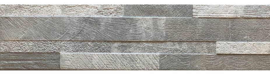 EBS Volcano 3D obklad 15x61 grey matný