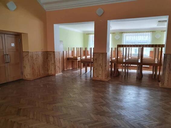 Rekonstrukce plynového topení a dřevěného obložení v kulturním domě - Oficiální stránky obce Mladějov na Moravě