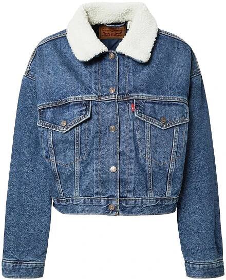 LEVI'S ® Přechodná bunda 'Cropped Loose Sherpa'