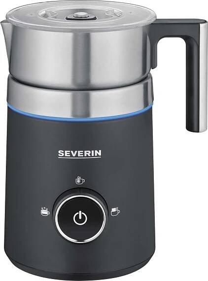 Severin SM 3585 napěňovač mléka, nerezová ocel kartáčovaná, černá (matná), 500 W, SM 3585