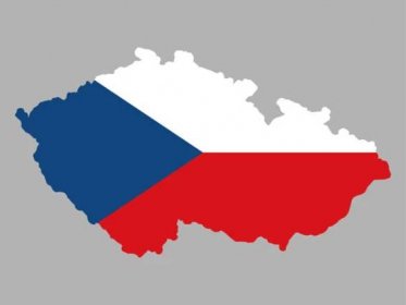 česká republika mapa vlajka vektorová ilustrace eps 10. - czech republic flag vector stock ilustrace