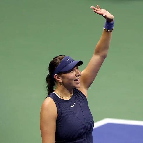 Anisimova sweeps aside Haddad Maia to reach US Open quarter-finals