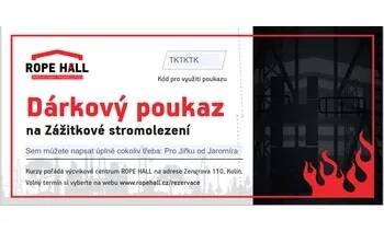 Dárkový poukaz na Zážitkové stromolezení