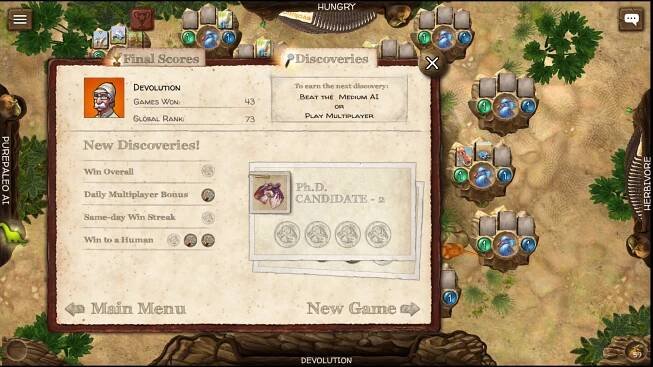 Screenshots – Evolution Digital Game