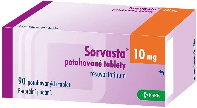 Sorvasta 10MG, potahovaná tableta | Krka