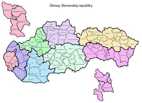 Okresy na Slovensku – Wikipedie