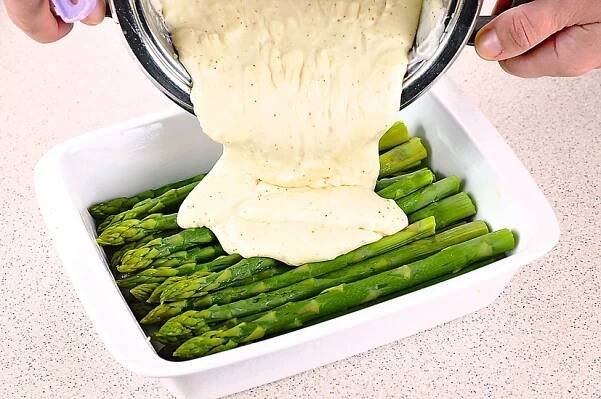 Jemný zapékaný chřest - recept