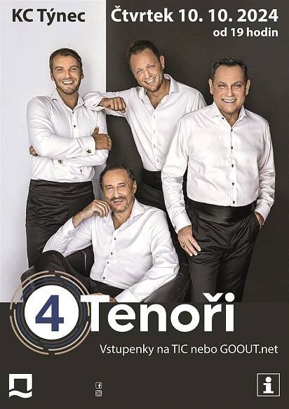 Podzimní koncert 4 Tenoři 