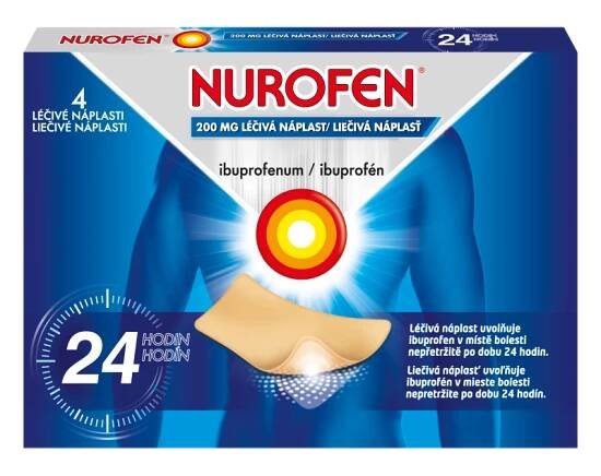 NUROFEN 200 mg léčivá náplast 4 ks