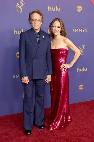 Robert Downey Jr. and Susan Downey at an event for The 76th Primetime Emmy Awards (2024)