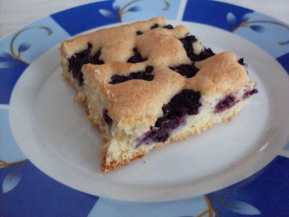 Recept: Borůvková bublanina na plech
