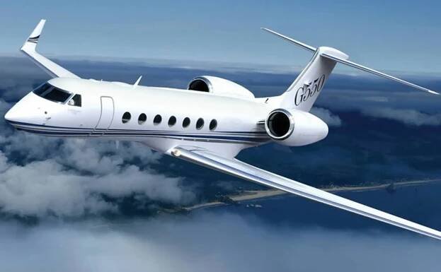 Gulfstream G550 private jet charter'