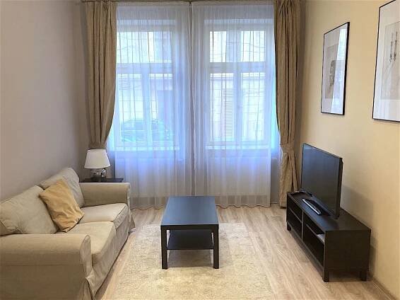 Pronájem bytu 1+1 40 m², Máchova, Praha - Vinohrady