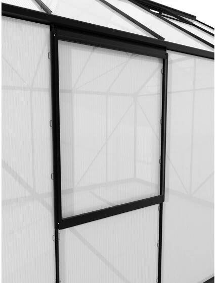 Vitavia Boční okno V z HKP 6 mm černé 59,5 cm x 79,2 cm