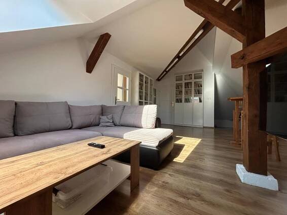 Posezení v ubytování Apartmány u Kubíků