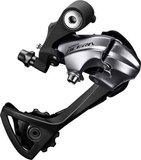 Měnič MTB 9k Shimano Altus RD-T3000 stříbrný dlouhé vodítko original balení
