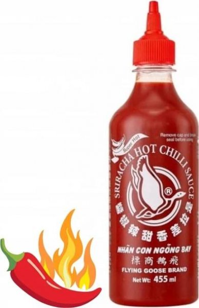 FLYING GOOSE Sriracha chilli omáčka extra pálivá 455 ml