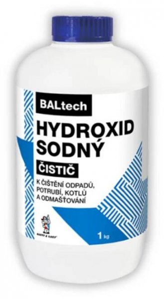 Hydroxid sodný pecky 1kg