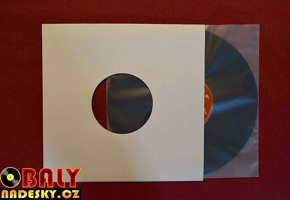 Vnější papírový obal vinyl EP (10") bílý