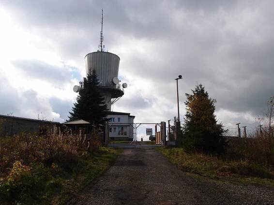 Dyleň - vysílač a rozhledna - Cesta nahoru