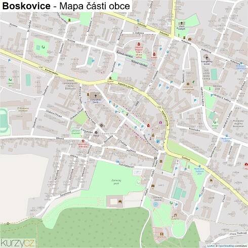 Boskovice - mapy | Kurzy.cz