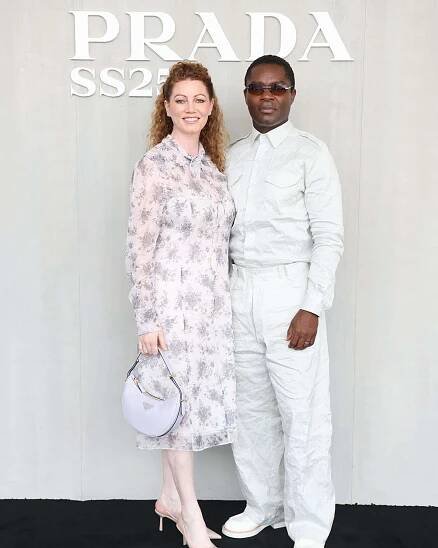 Jessica Oyelowo and David Oyelowo attend the Prada Spring/Summer 2025 Menswear Fashion Show on June 16, 2024 in Milan, Italy.