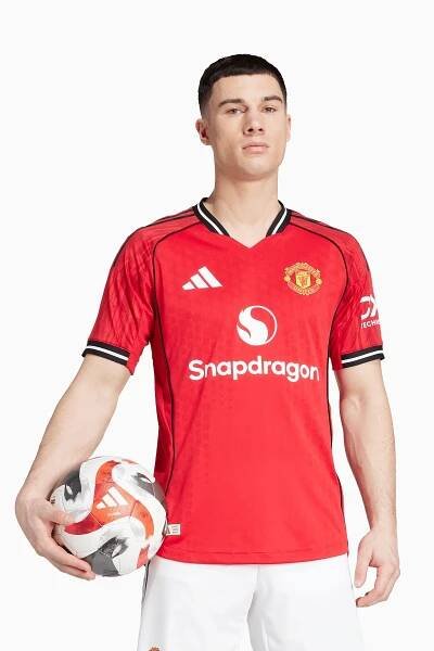 Tričko adidas Manchester United 25/26 Home Authentic - Červené