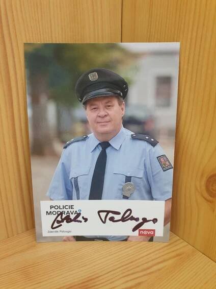 autogram Zdeněk Palusga, herec - Ostatní sběratelské předměty