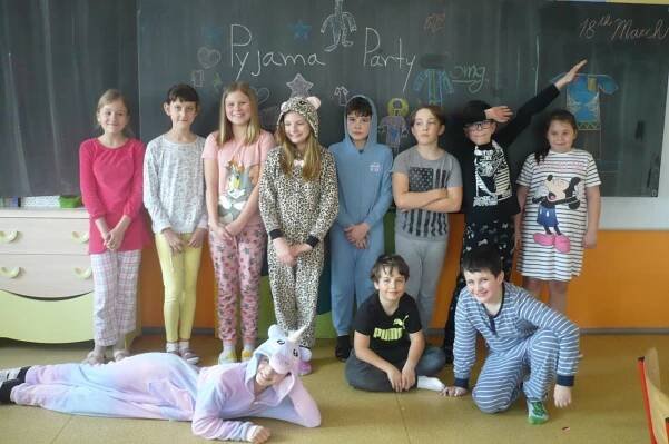 Školní rok 2021 /2022 - Pyjama party - ZŠ a MŠ Bílý Kostel nad Nisou