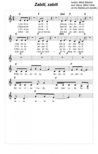 písničky pro děti - Hledat Googlem | Sheet music, Text, Music