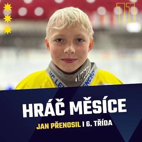 Vyhlášení hráčů měsíce listopad