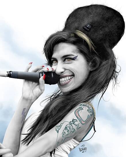 Amy Winehouse Caricature