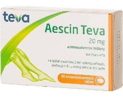 Aescin Teva 20 mg 90 tablet
