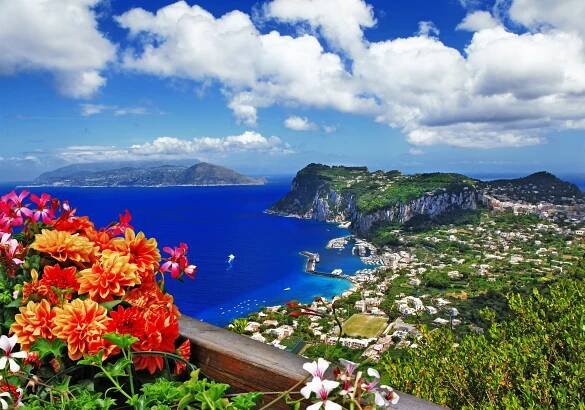 Krásný ostrov capri - italské cestovní série