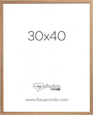 FOCUS rámeček Rock Oak veneer 30x40 