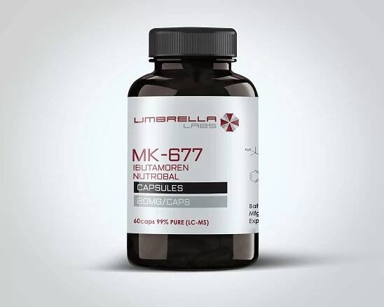 IBUTAMOREN (MK-677) Umbrella labs, (60 kapslí, 20mg/1 kapsle)