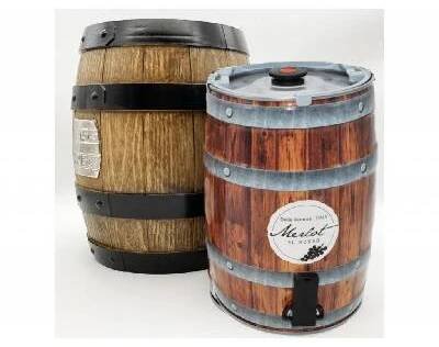 Dobrý dárek Chladící plastový obal . na vinný party soudek Varianta: s červeným vínem Merlot