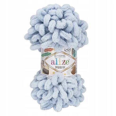 Vlna Alize Puffy 100 g měkká SVĚTLÝ POPEL 416 Značka Alize