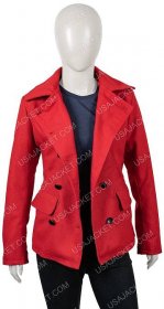Brooke D’Orsay Christmas in Love Red Woolen Coat 