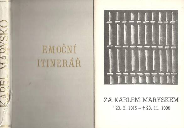 Emoční itinerář + Za Karlem Maryskem - Antikvariát Radhošť