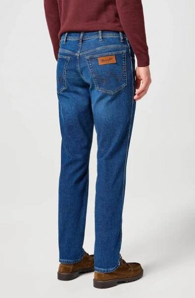 Pánské džíny WRANGLER Texas Slim klasicky modré-seprané | EXE JEANS | Specialisté na džíny Mustang, Cross, Mavi a další