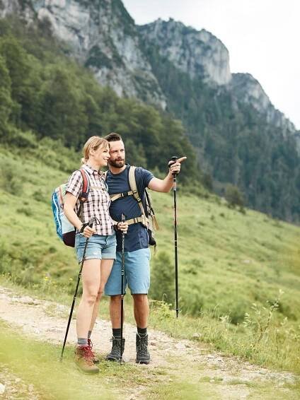 Alpská turistika na Hengstpassu