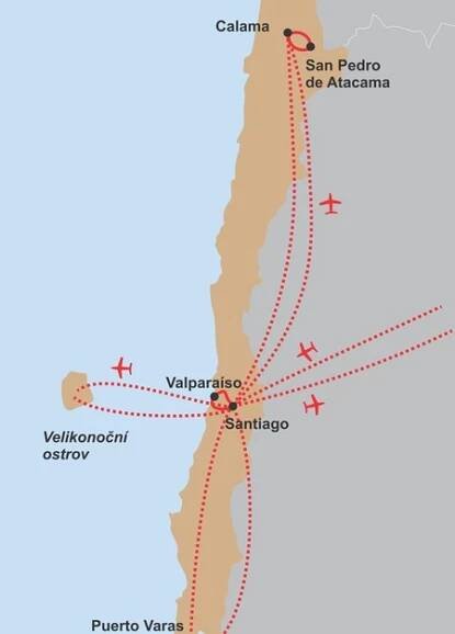 Poznávací zájezd - Chile a Velikonoční ostrov
